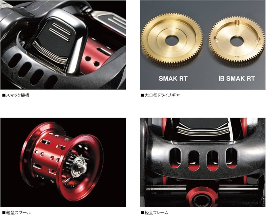 DAIWA SMAK RED TUNE 100SH-L [left handle] (Japanese import