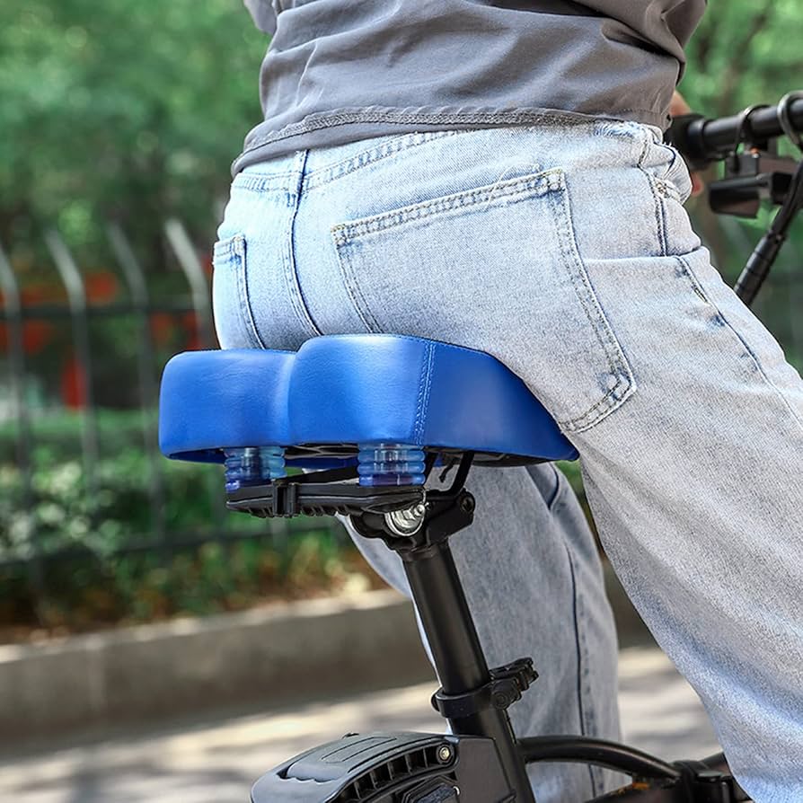 Amazon.co.jp: 調節可能な自転車サドルパッド入り多機能快適な人間工学