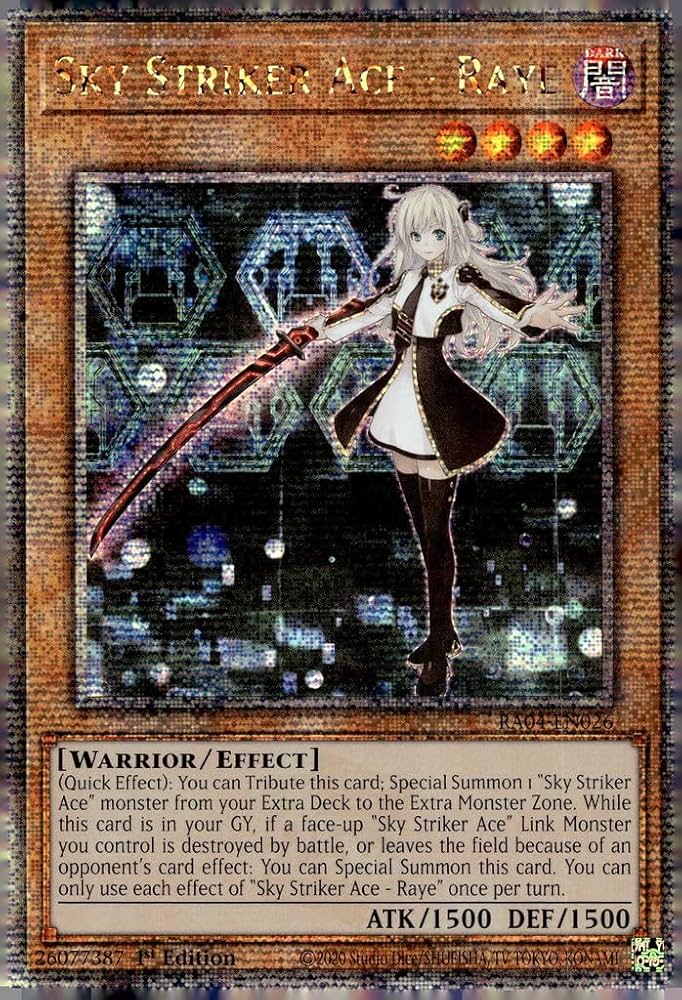 Amazon.com: Sky Striker Ace - Raye (Quarter Century Secret Rare