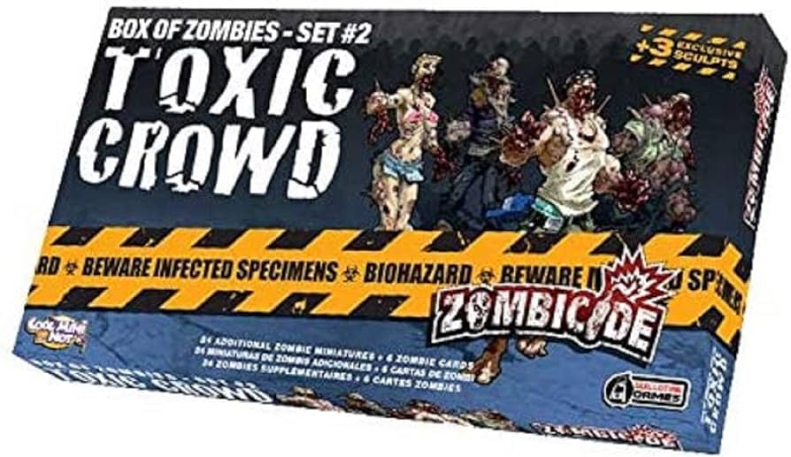 Amazon.com: Zombicide: Box of Zombies – Set #2: Toxic Crowd