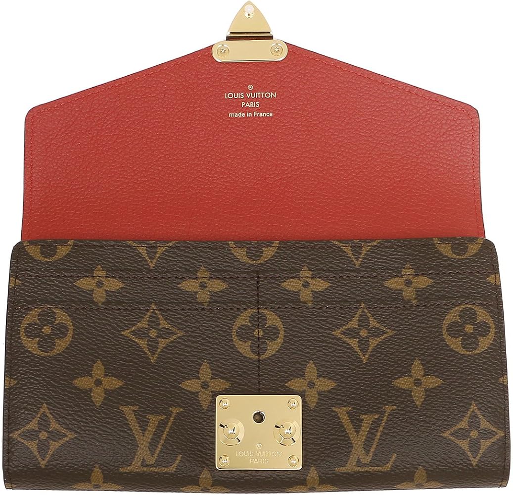 Amazon | [ルイヴィトン] 長財布 レディース M58414 ブラウン レッド