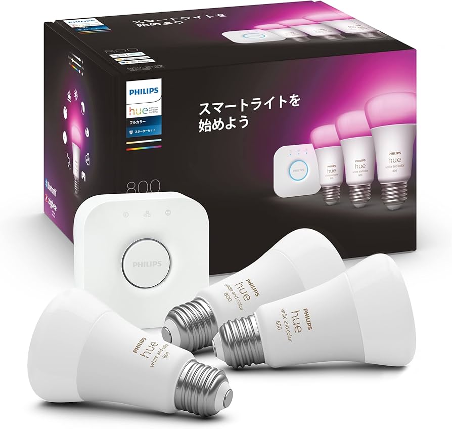 Amazon | Philips Hue(フィリップスヒュー) スマート電球 LED電球 E26