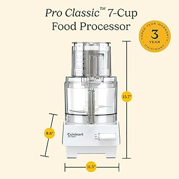Amazon.com: Cuisinart 7-Cup Pro Classic Food Processor, 600-Watt