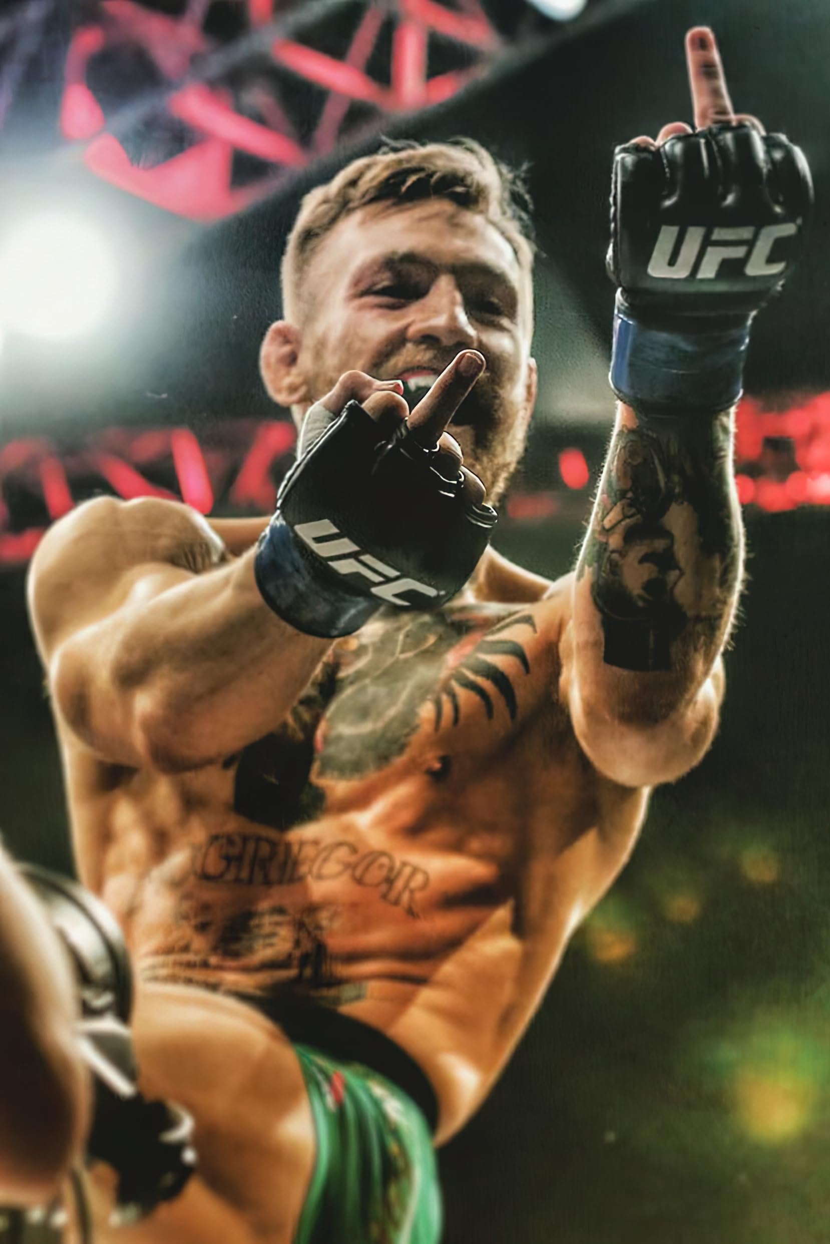 マルゴメドフ VS コナーマクレガー パネル付き 特大ポスター 横1.5m