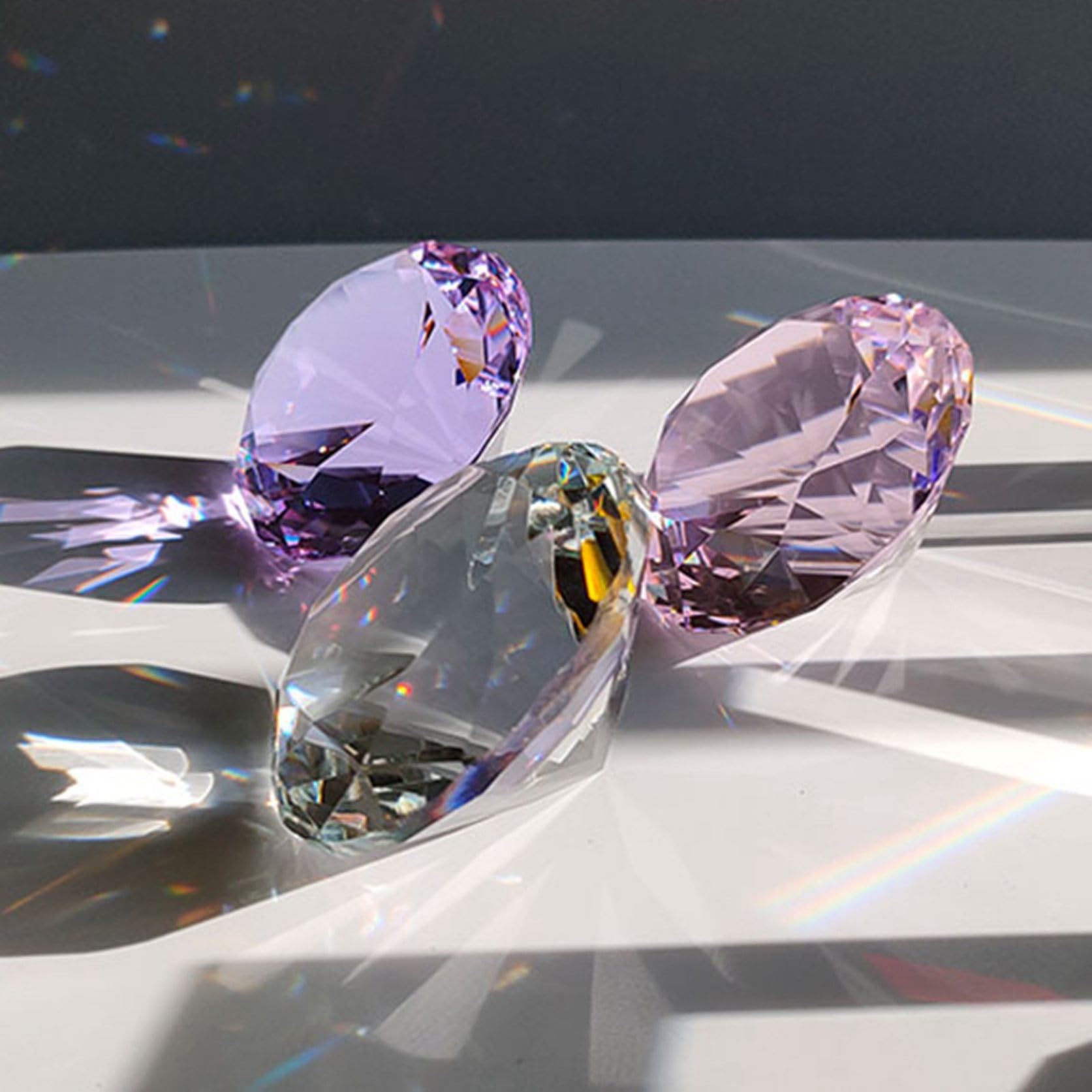 Amazon.co.jp: k9クリスタルガラス 水晶 ダイヤ ダイヤモンド 人造