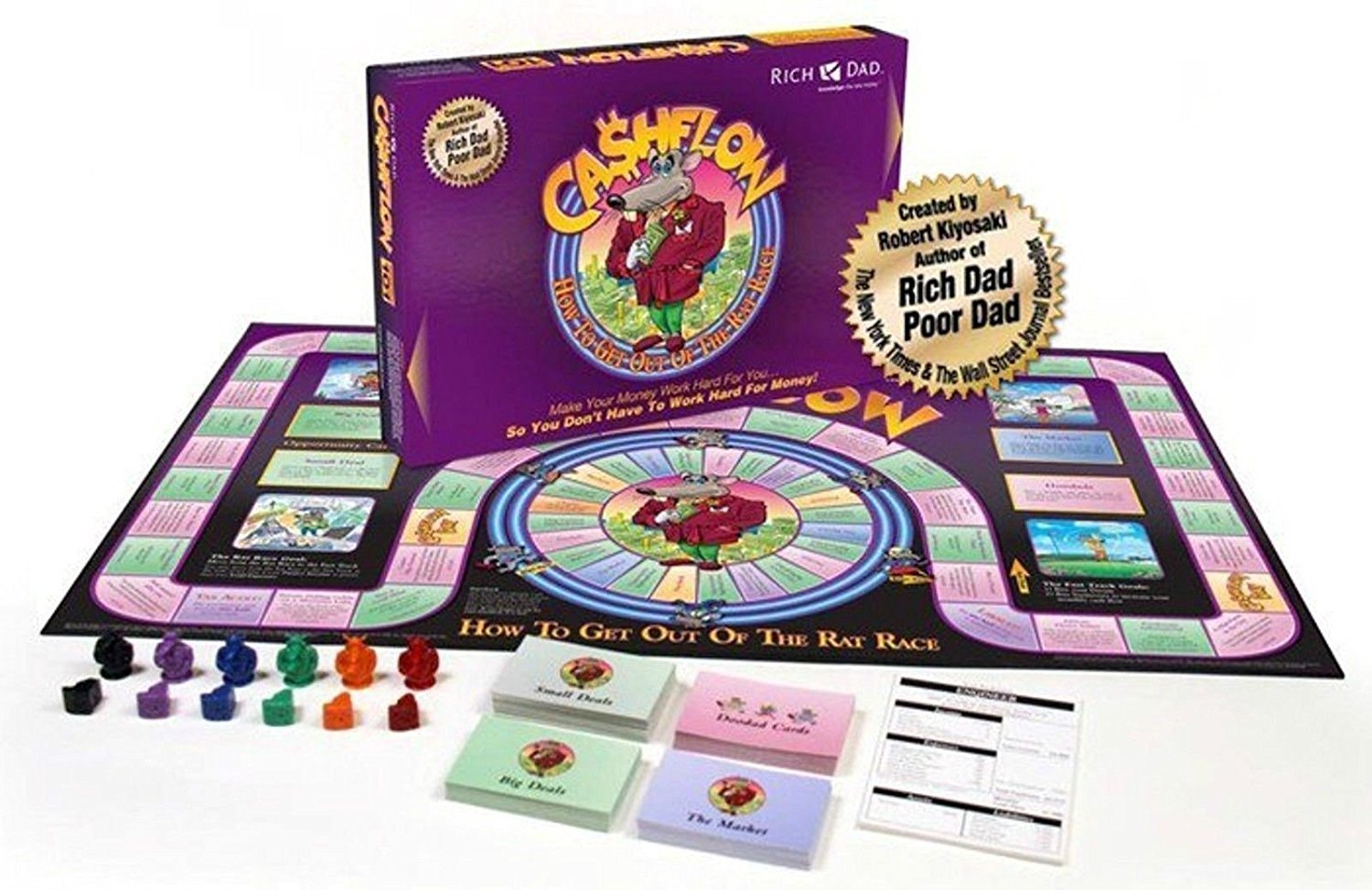 Amazon.com: CASHFLOW 101 & CASHFLOW 202 INVESTMENT BOARD GAME - BY