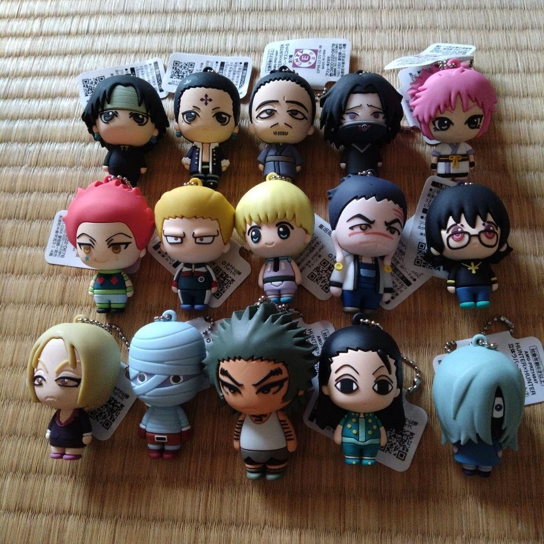 Amazon.co.jp: 幻影旅団HUNTER×HUNTER立体ラバーマスコット幻影旅団