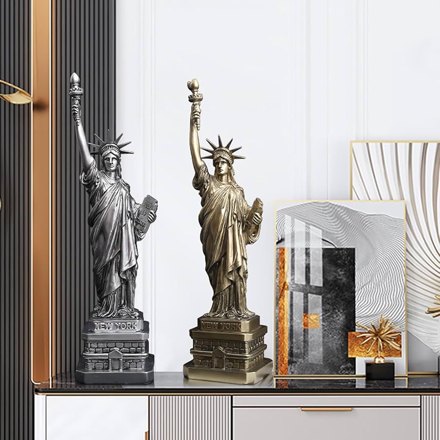Amazon.co.jp: クリエイティブな自由の女神像、樹脂製自由の女神像の