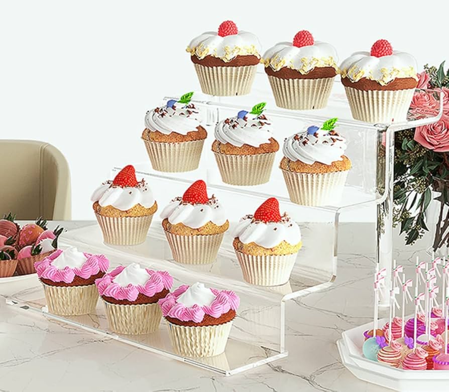 Amazon.co.jp: WINKINE 4段アクリルライザーディスプレイ展示トミカ