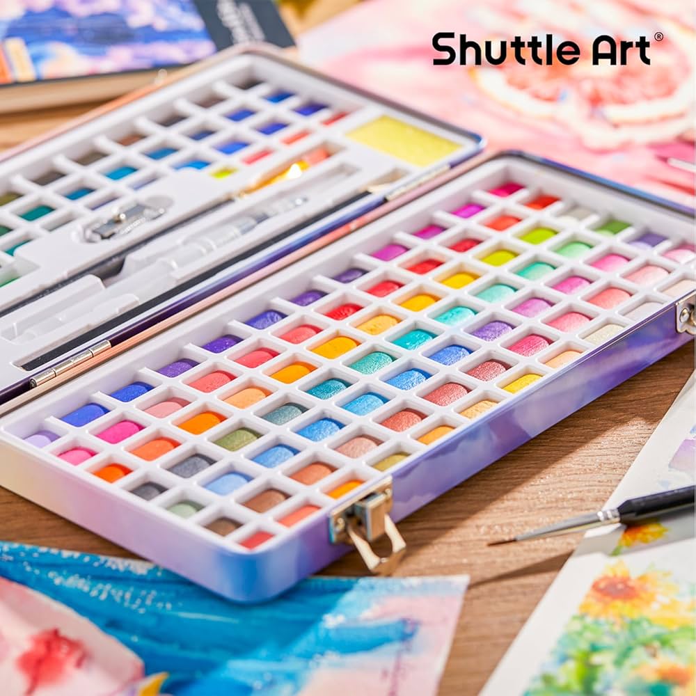 ハンドメイド水彩絵の具 2種類 ハンドメイド水彩絵の具 2種類