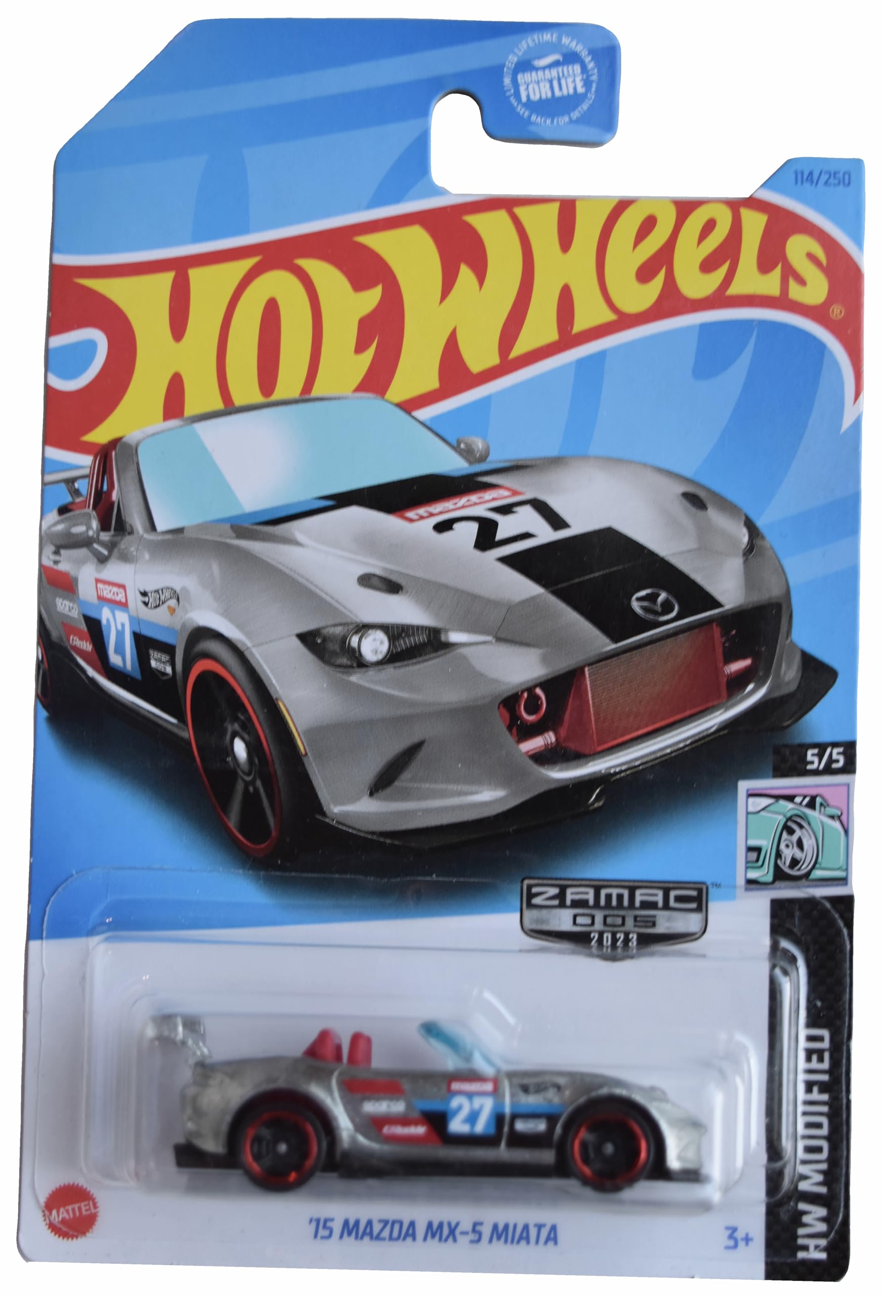 Amazon.com: Hot Wheels Zamac '15 Mazda MX-5 Miata, HW Modified 5/5