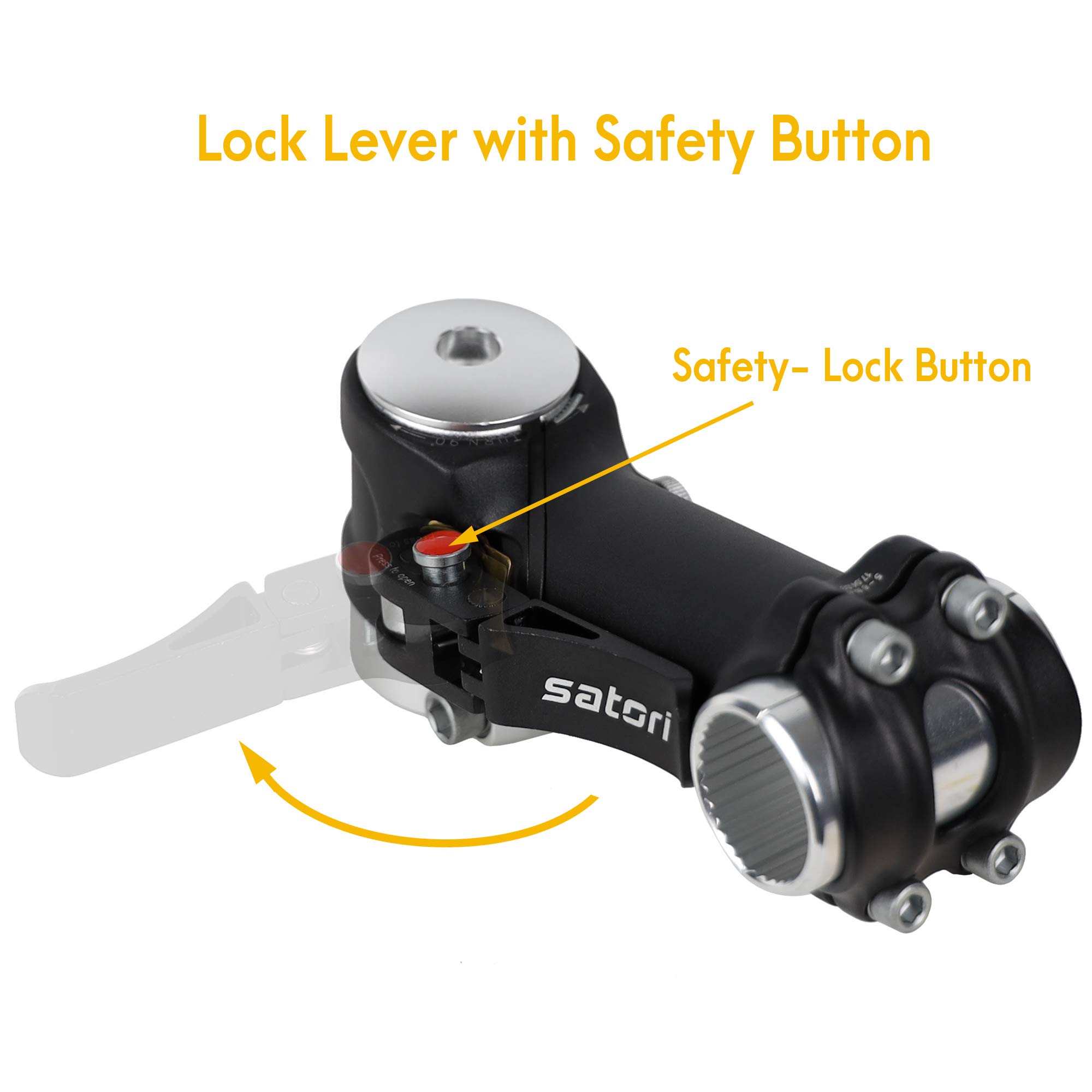 Amazon.co.jp: SATORI ET2 自転車ハンドルバークイックターニング