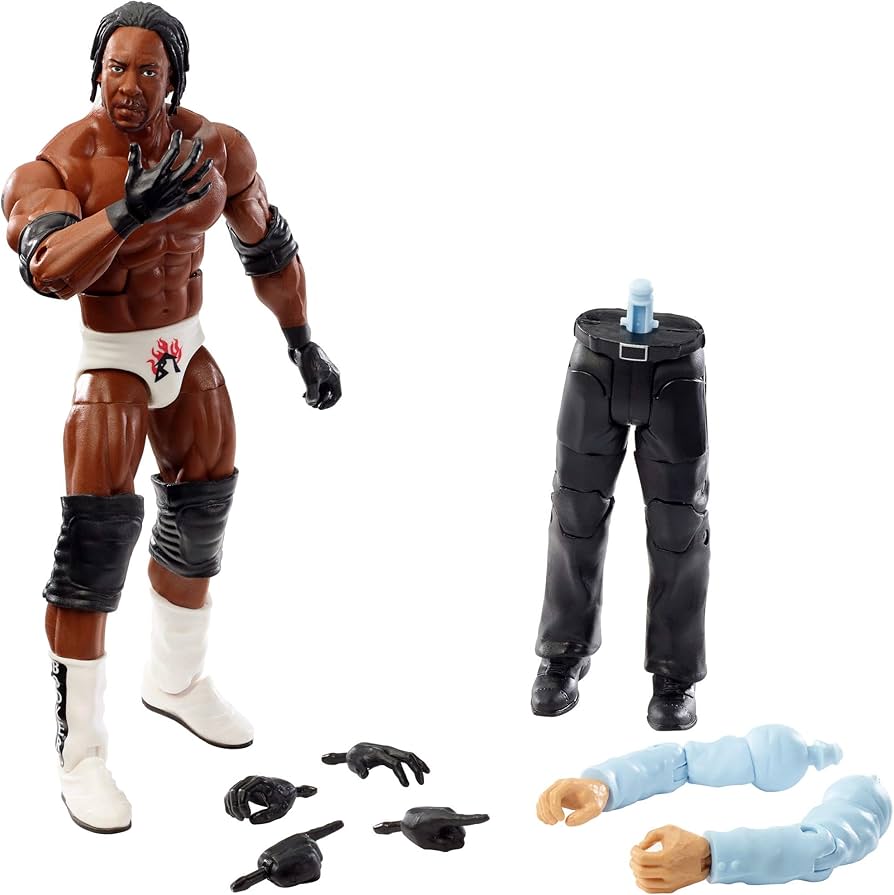 Amazon.com: WWE Booker T Elite Collection Wrestlemania 19 Action