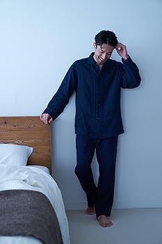 Amazon | [リライブシャツ] リライブパジャマ メンズセット M(身長160