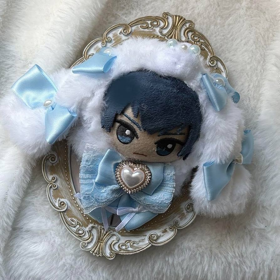 Amazon.co.jp: ぬい服 ちびぐるみ 10cm 垂れ耳うさぎ 水色 : おもちゃ