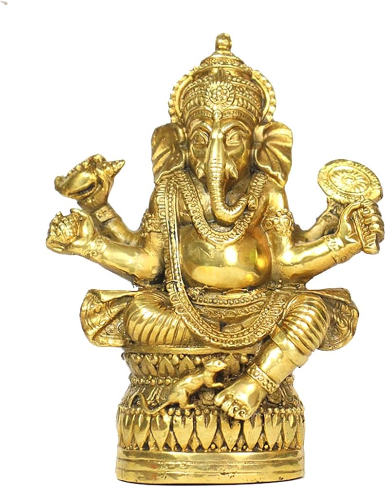 Amazon.co.jp: インドの神様 ガネーシャの置物 ガネーシャ 置物