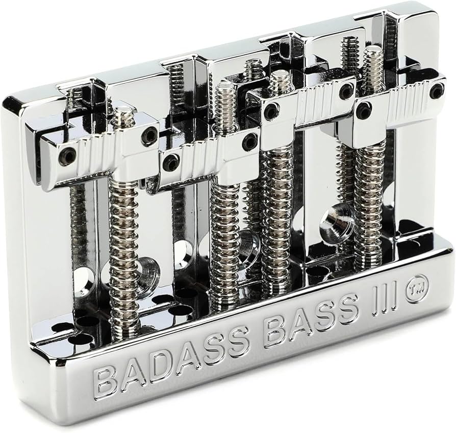 Amazon.com: Leo Quan Badass III 4-String High-mass Bass Bridge