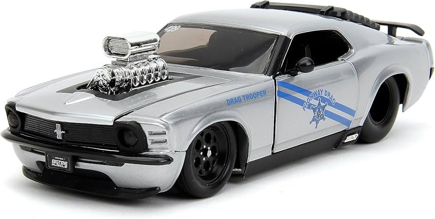 Amazon.com: Jada Big Time Muscle 1:24 1970 Ford Mustang Boss 429