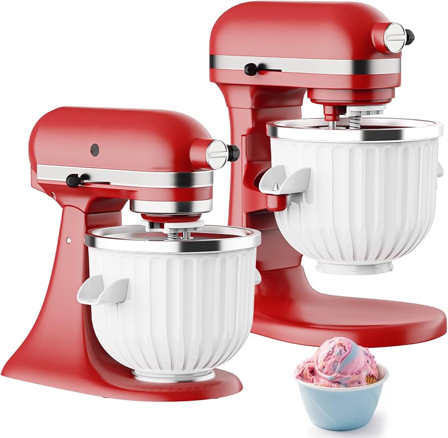 Amazon.com: Ice Cream Maker Attachment for Kitchenaid Stand Mixers