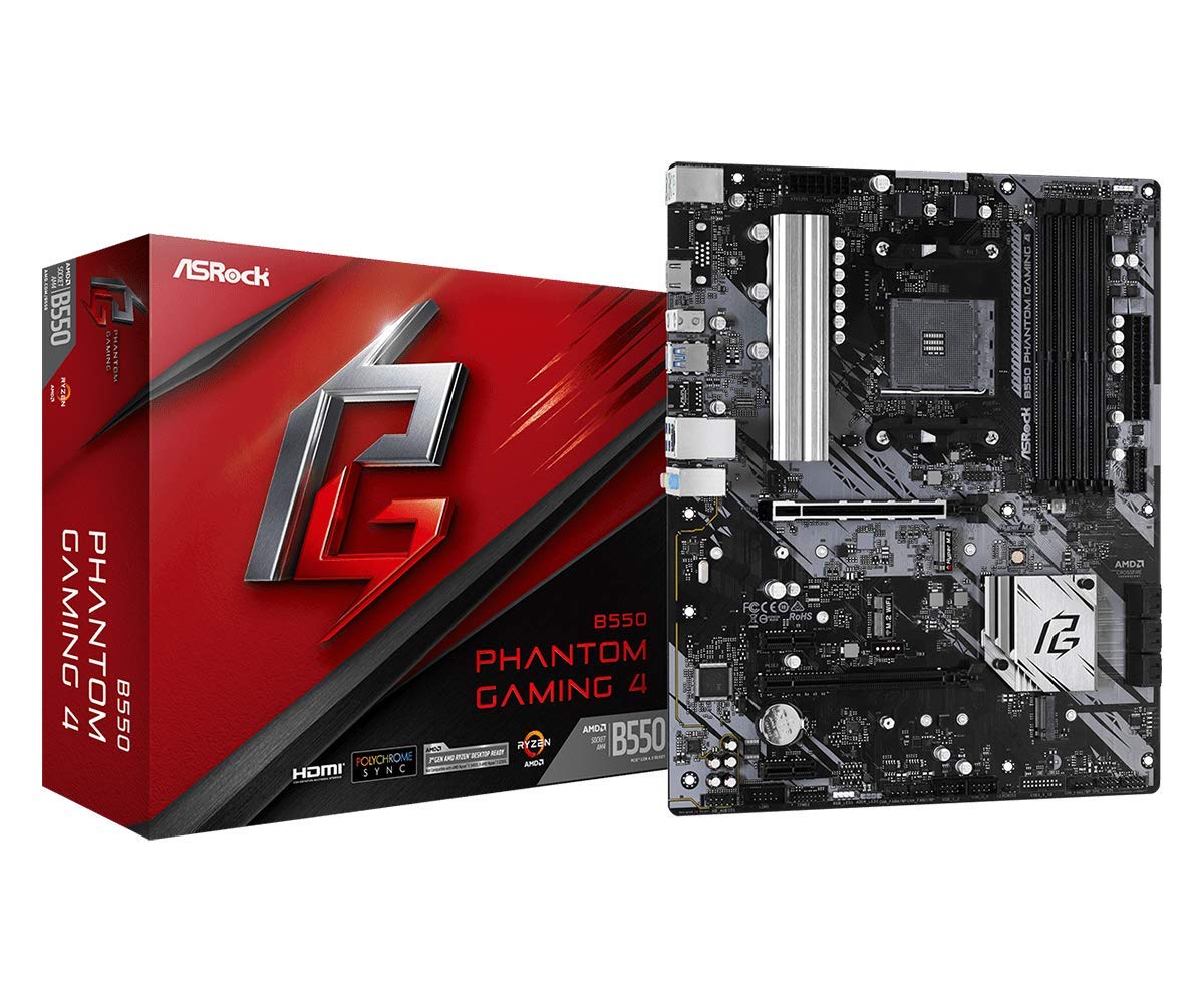 Amazon.com: ASRock B550 Phantom Gaming 4 Supports AMD AM4 Socket