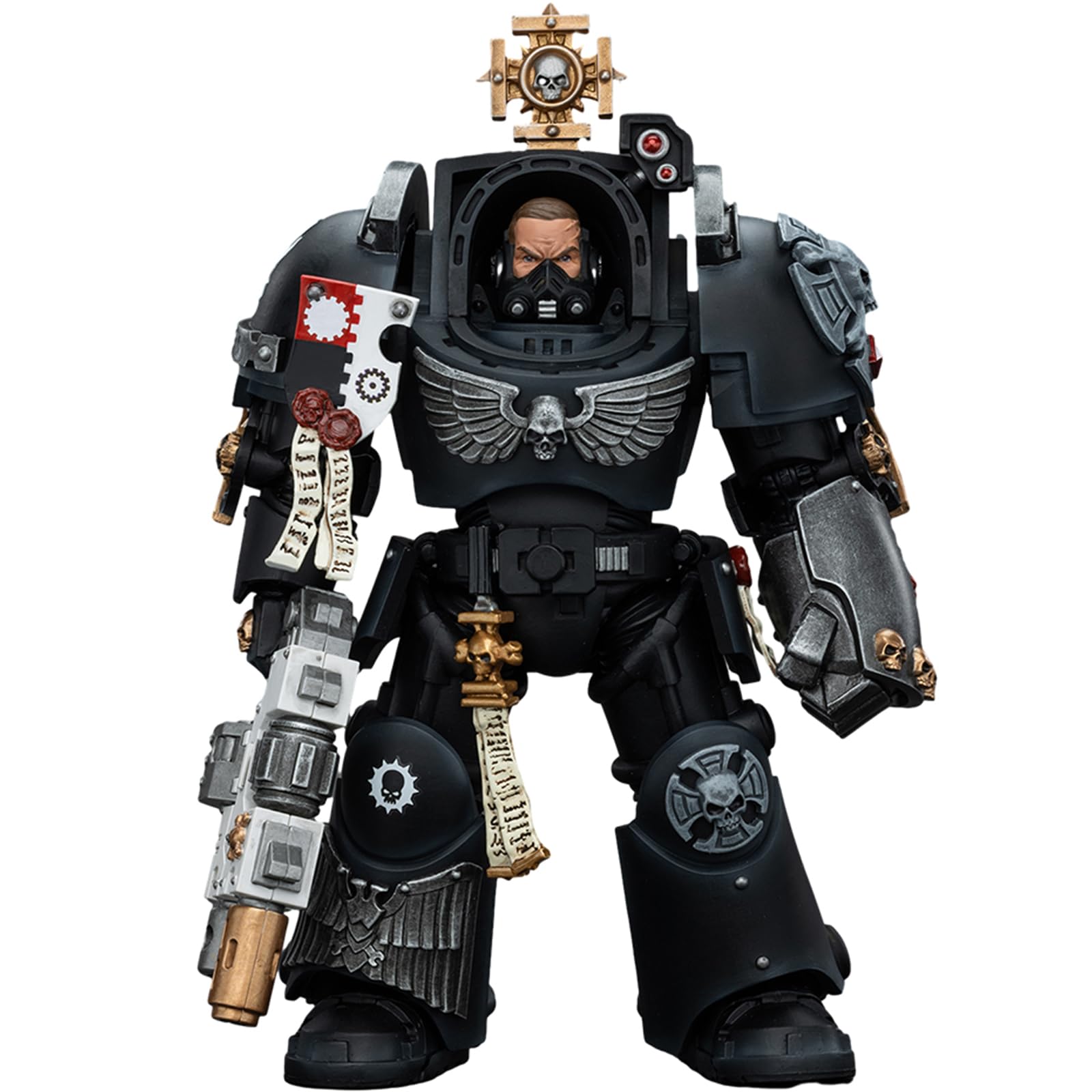 Amazon.com: JOYTOY Warhammer 40k Iron Hands, Iron Hands Captain in