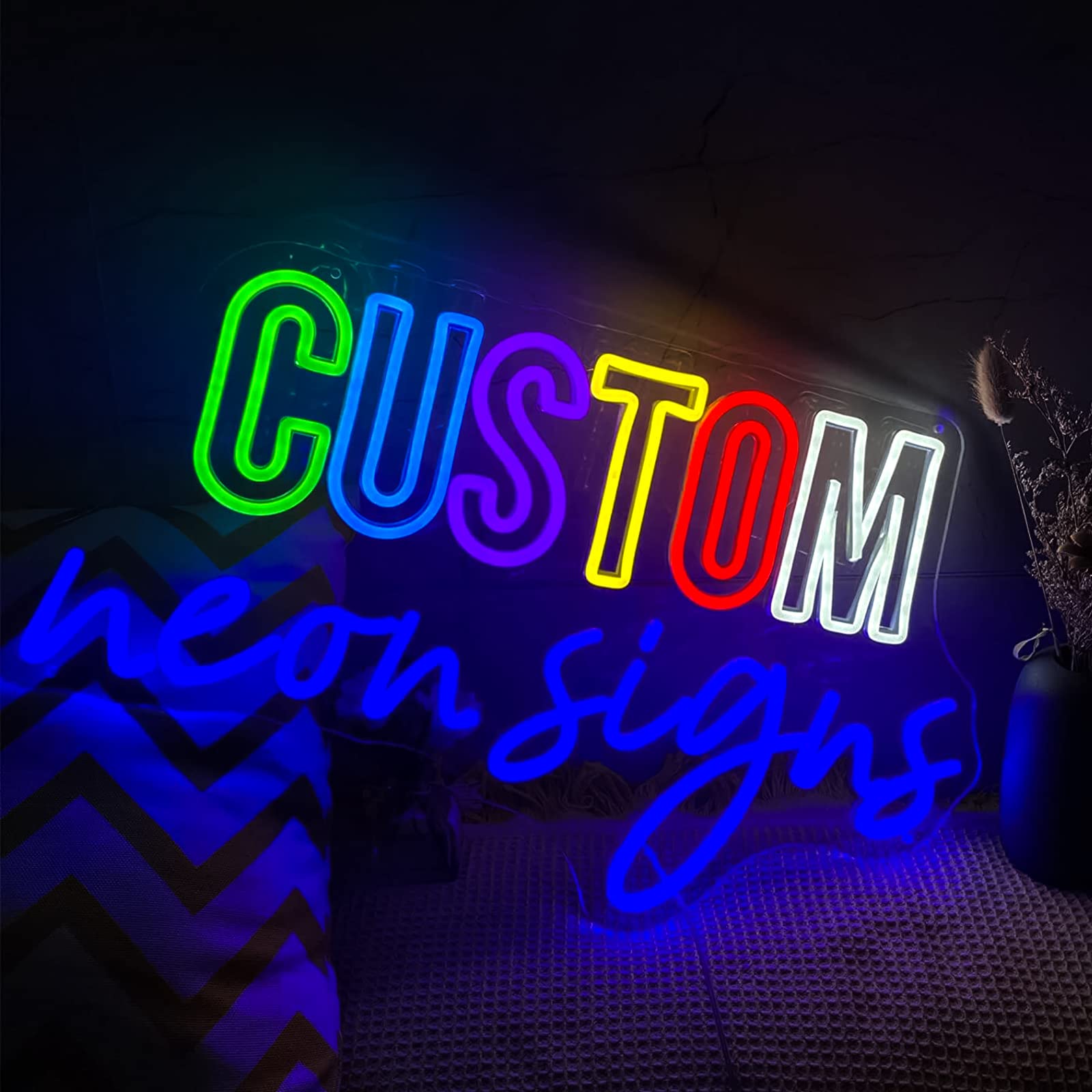 Amazon.com : Neon Sign Custom MOLCOVEX Personalized LED Neon Signs