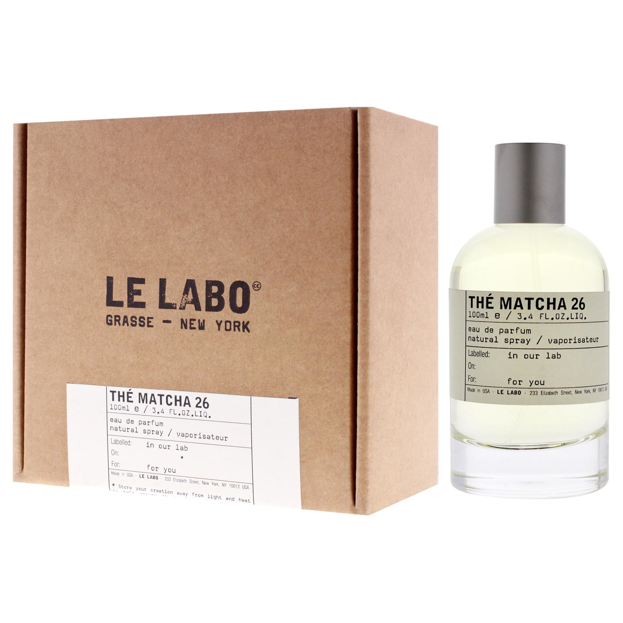 Amazon.com : The Matcha 26 by Le Labo for Unisex - 3.4 oz EDP