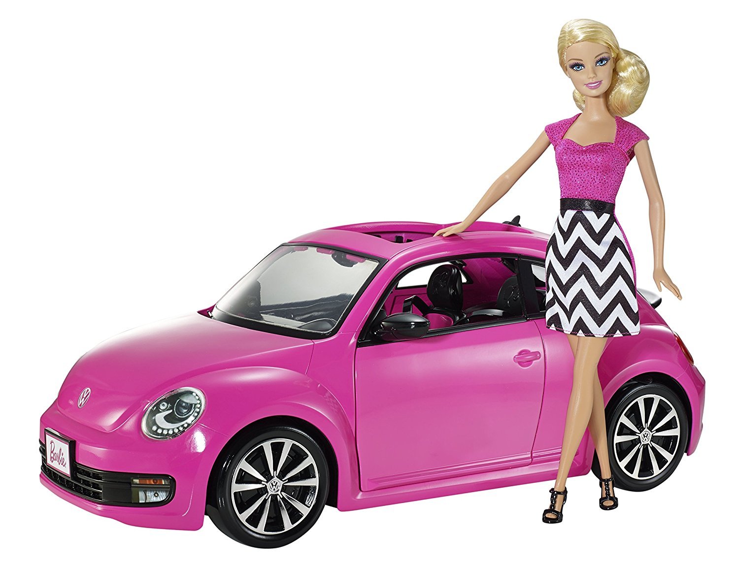 Amazon.co.jp: Barbie Volkswagen Beetle and Doll Playset : Toys & Games