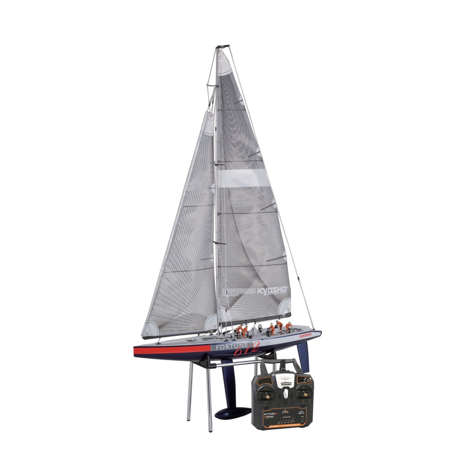 Amazon.com: Kyosho 40042S-B Fortune 612 III Ready Set RC Sailboat