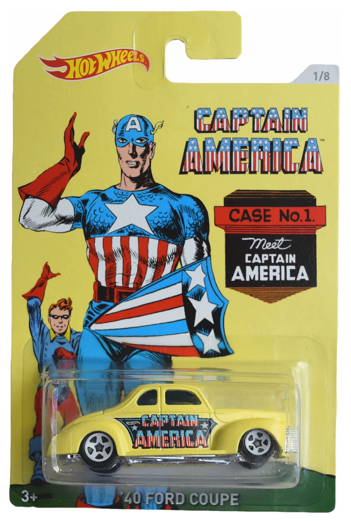 Amazon.com: Hot Wheels '40 Ford Coupe, [Yellow] Captain America 1