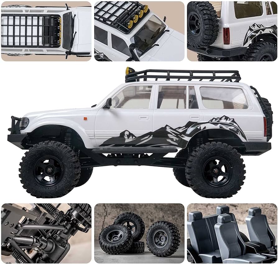 Amazon.co.jp: EAZYRC Patriot 1/18 2.4Ghz Crawler RC Car All
