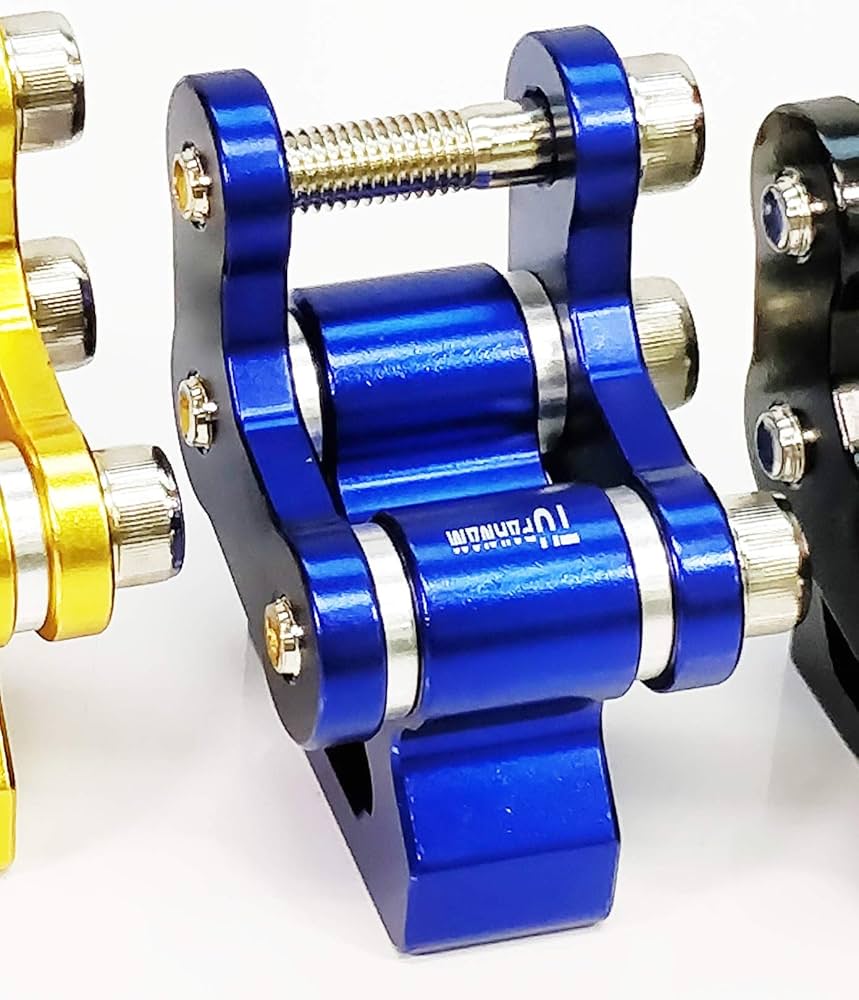 Amazon | grom用リアサス延長キット 尻上げ アルミ削り出しブルー 青