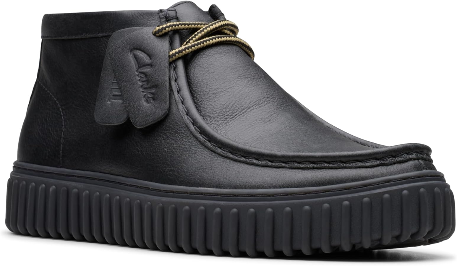 Amazon.com: Clarks Men's Torhill Hi Black Leather 7 Medium