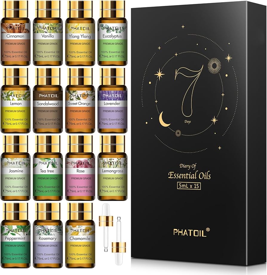Amazon | PHATOIL エッセンシャルオイルセット 5ml×15本セット 精油