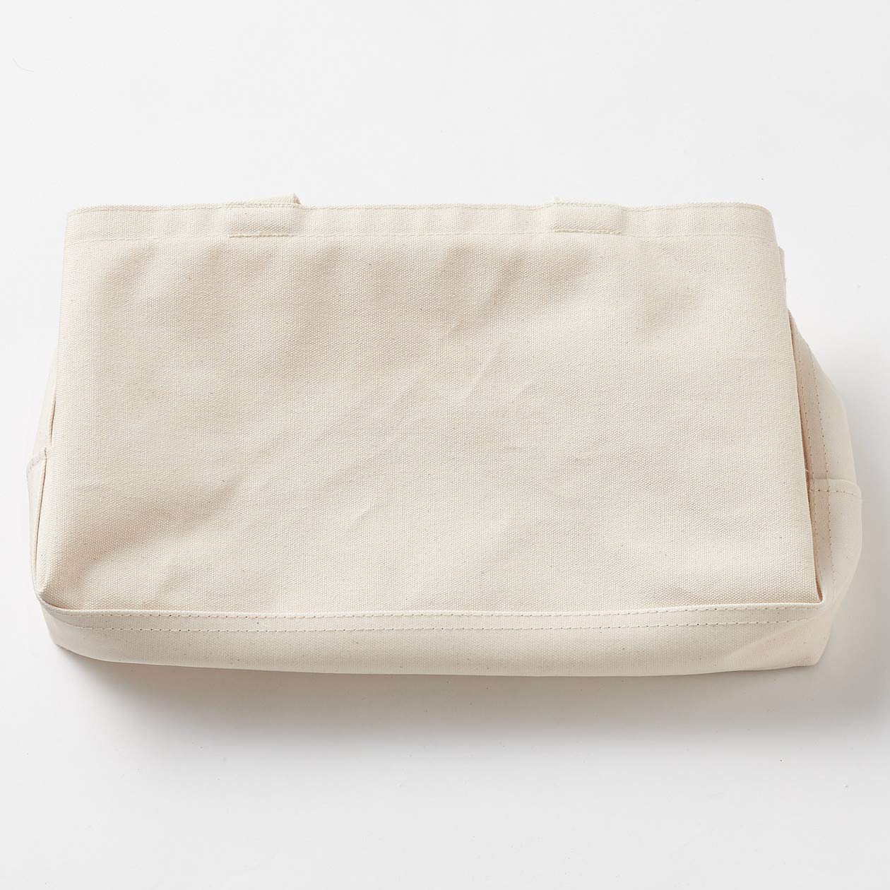 Amazon.co.jp: 無印良品 持ち手付帆布長方形バスケット・スリム・大 約