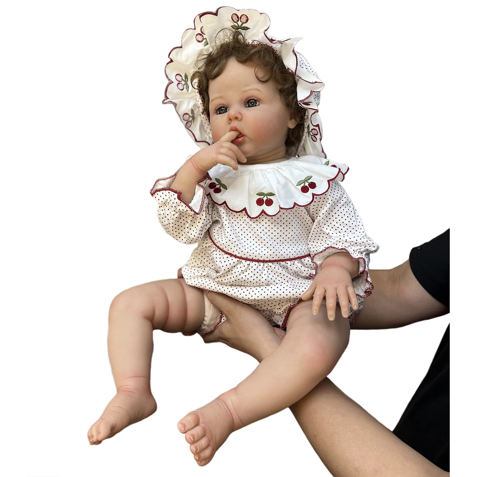 Amazon.co.jp: 60CM リボーンドール女の子やわらかいかわいい体 3D