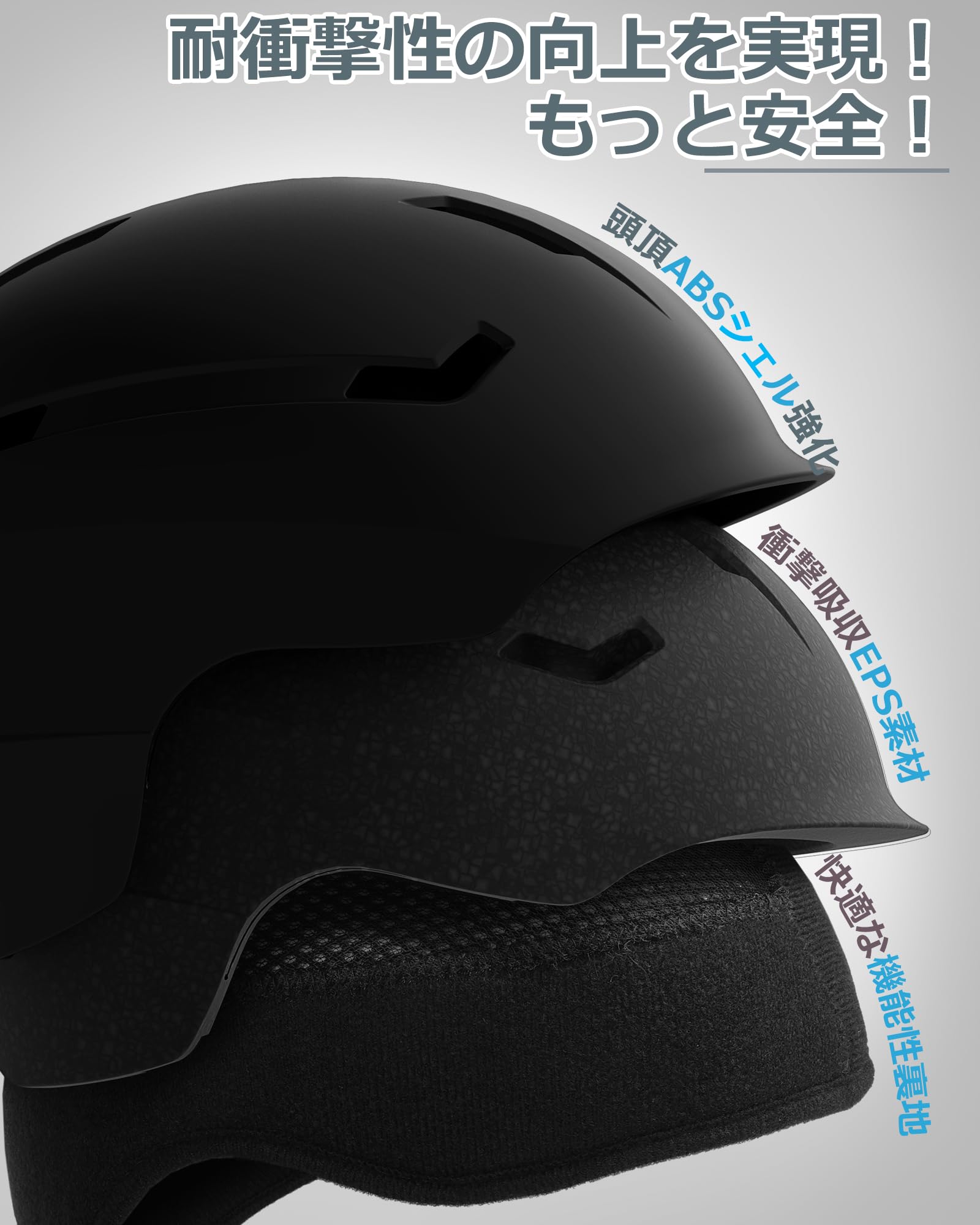 Amazon | OUTDOORMASTER スキー ヘルメット ゴーグル付き スノーボード