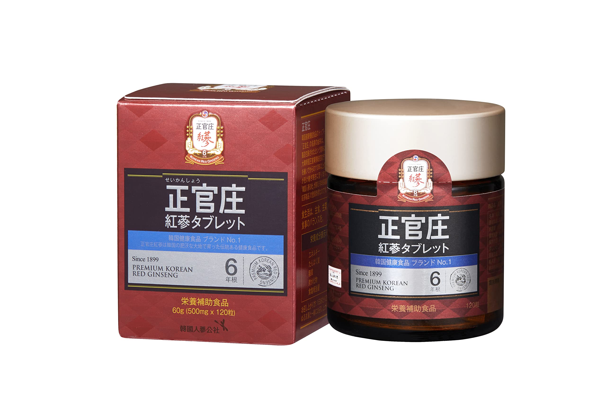 Amazon.co.jp: 正官庄(ジョンガンジャン) 紅参タブレット 高麗人参