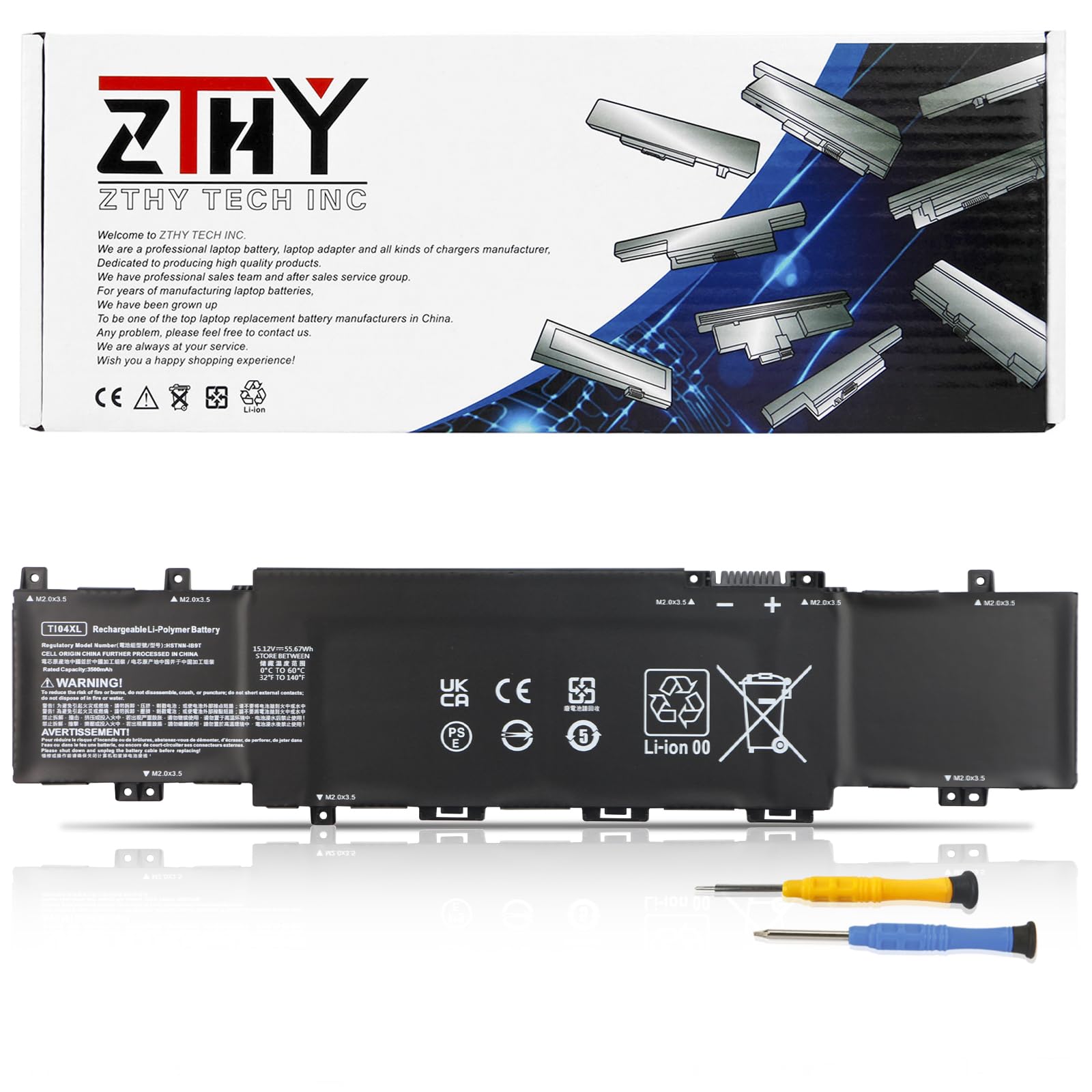 Amazon.com: ZTHY TI04XL M24563-005 Laptop Battery Replacement for