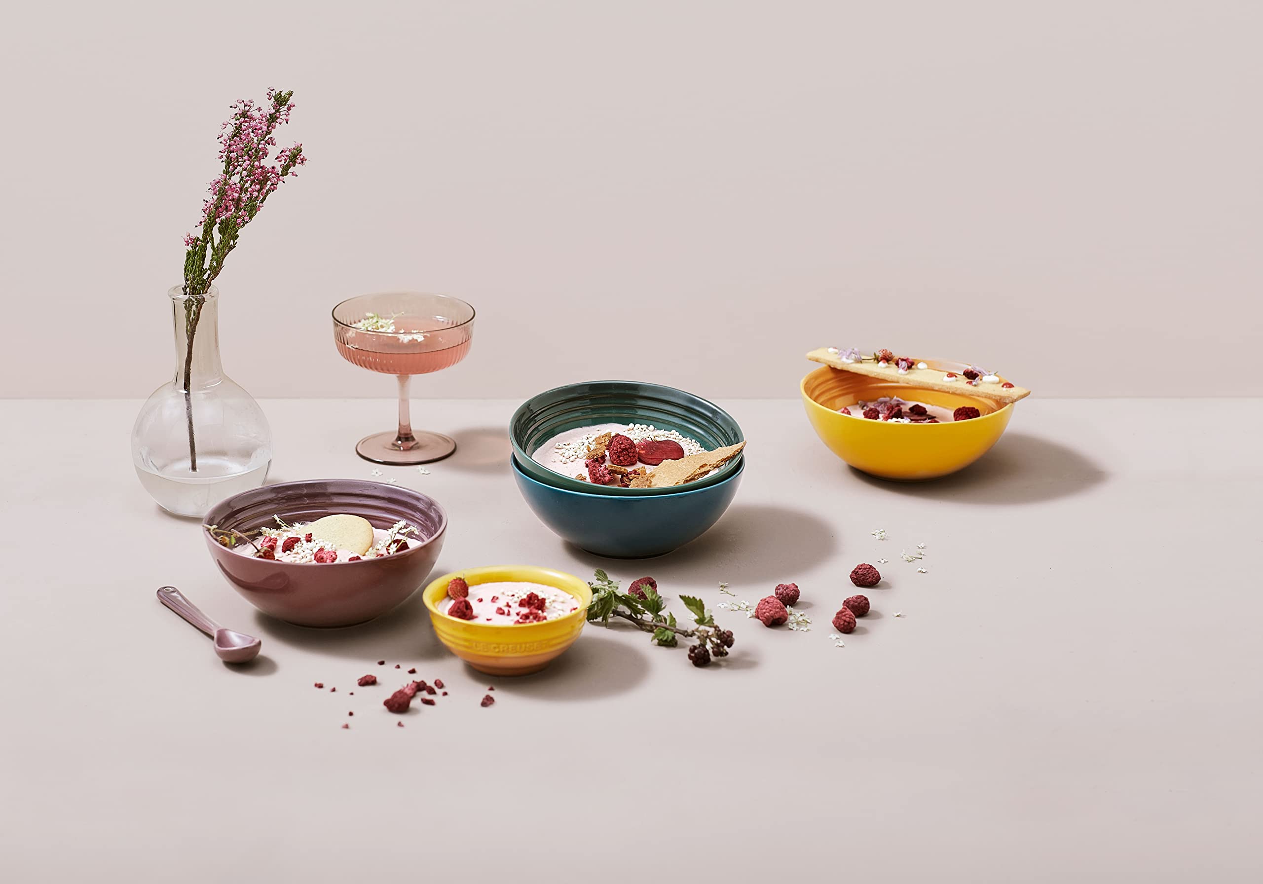 Amazon.co.jp: ル・クルーゼ(Le Creuset) シリアルボール 16cm (4個