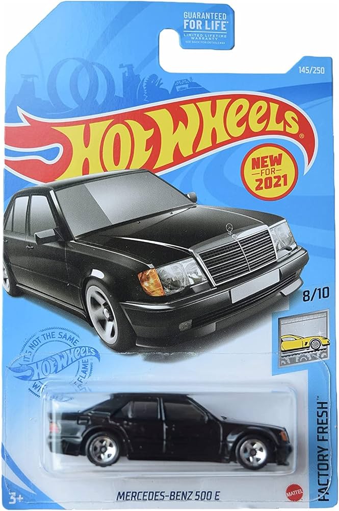 Amazon.com: Hot Wheels Mercedes Benz 500 E, [Black] Factory Fresh