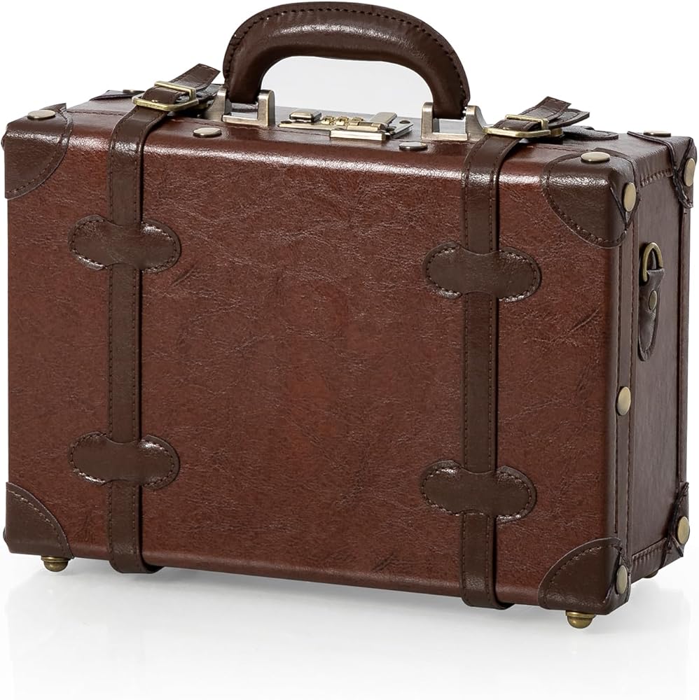 Amazon | [COTRUNKAGE] トランクケース アンティーク風 レトロ