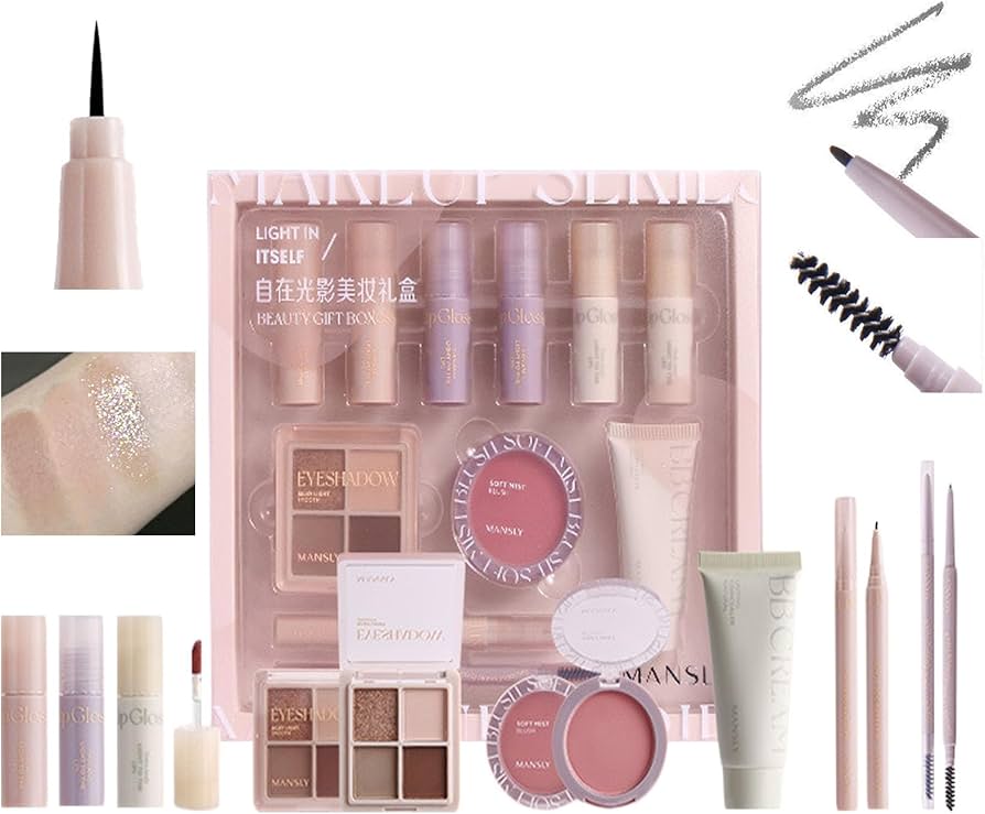 Amazon.co.jp: ZXZHZYZ-A Makeup Set, Beginners, Cosmetic Set