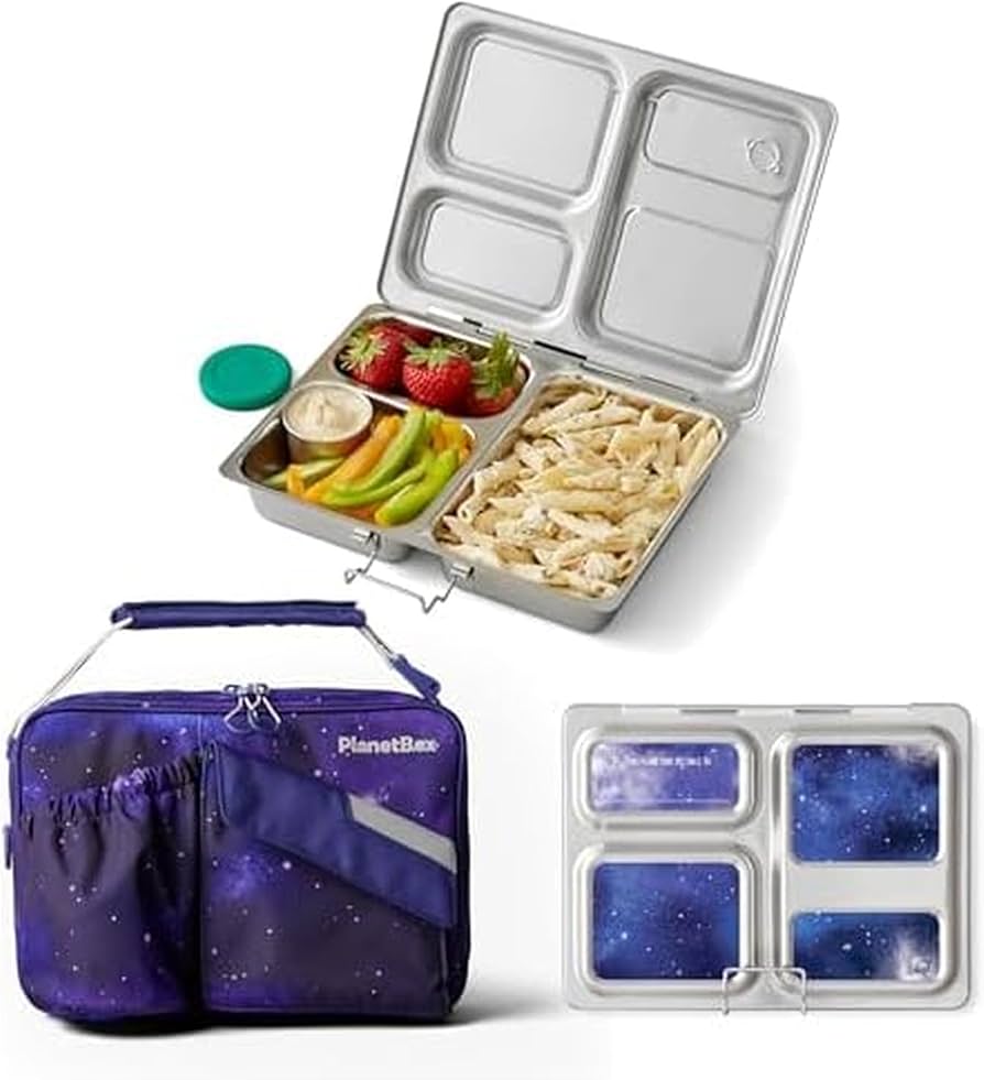 Amazon.com: PlanetBox Launch Stainless Steel Bento Box Style Lunch