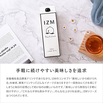 Amazon | 酵素ドリンク IZM PEACH TASTE イズム ピーチテイスト 1000ml