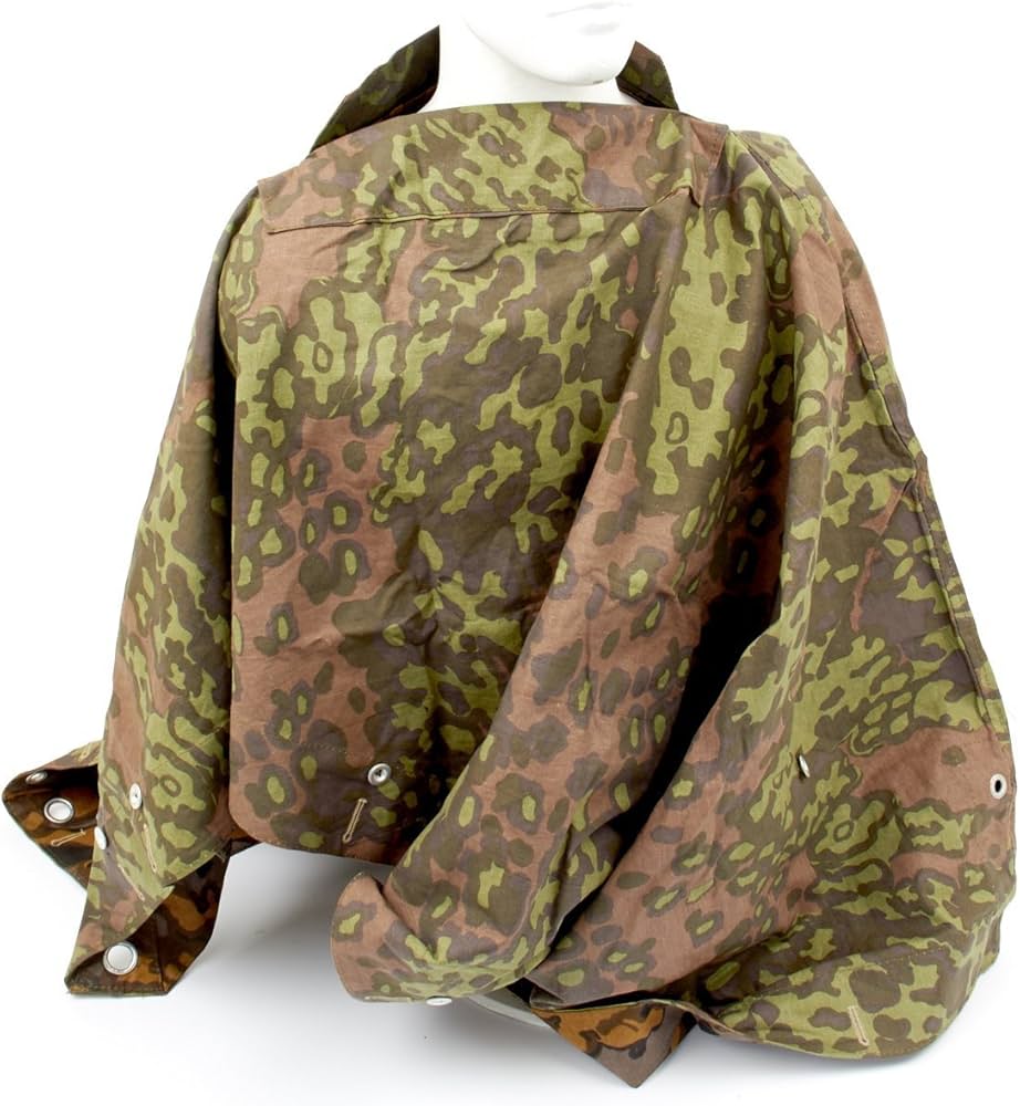 Amazon.co.jp: German Military ドイツ軍 迷彩 OAKパターン ポンチョ