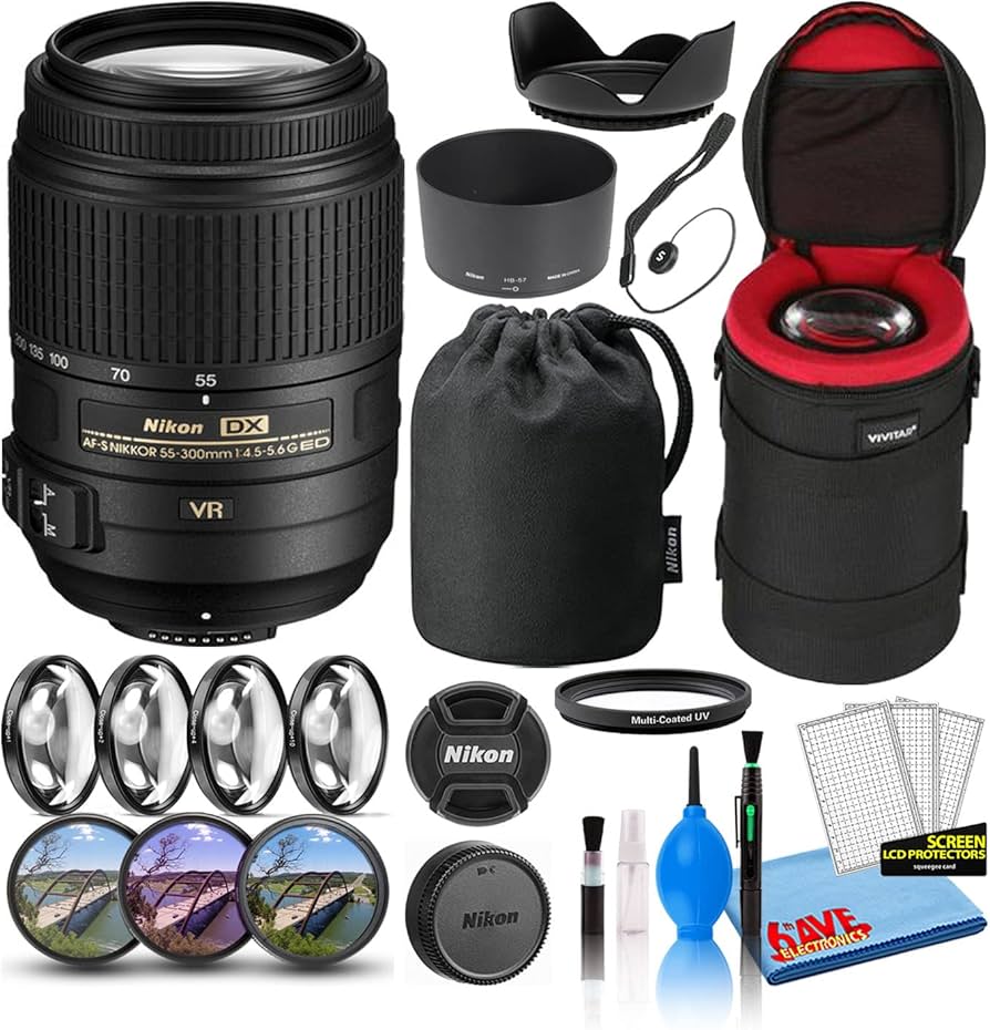 Amazon.com : Nikon AF-S DX NIKKOR 55-300mm f/4.5-5.6G ED VR Lens