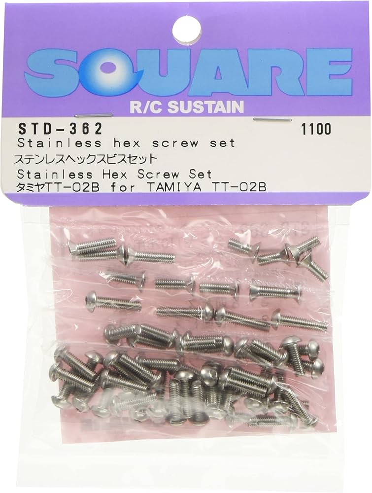 Amazon | ステンレスヘックスビスセット タミヤTT-02B用 STD-362