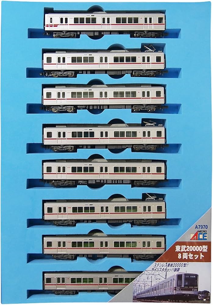 Amazon | マイクロエース Nゲージ 東武20000型 8両セット A7970 鉄道