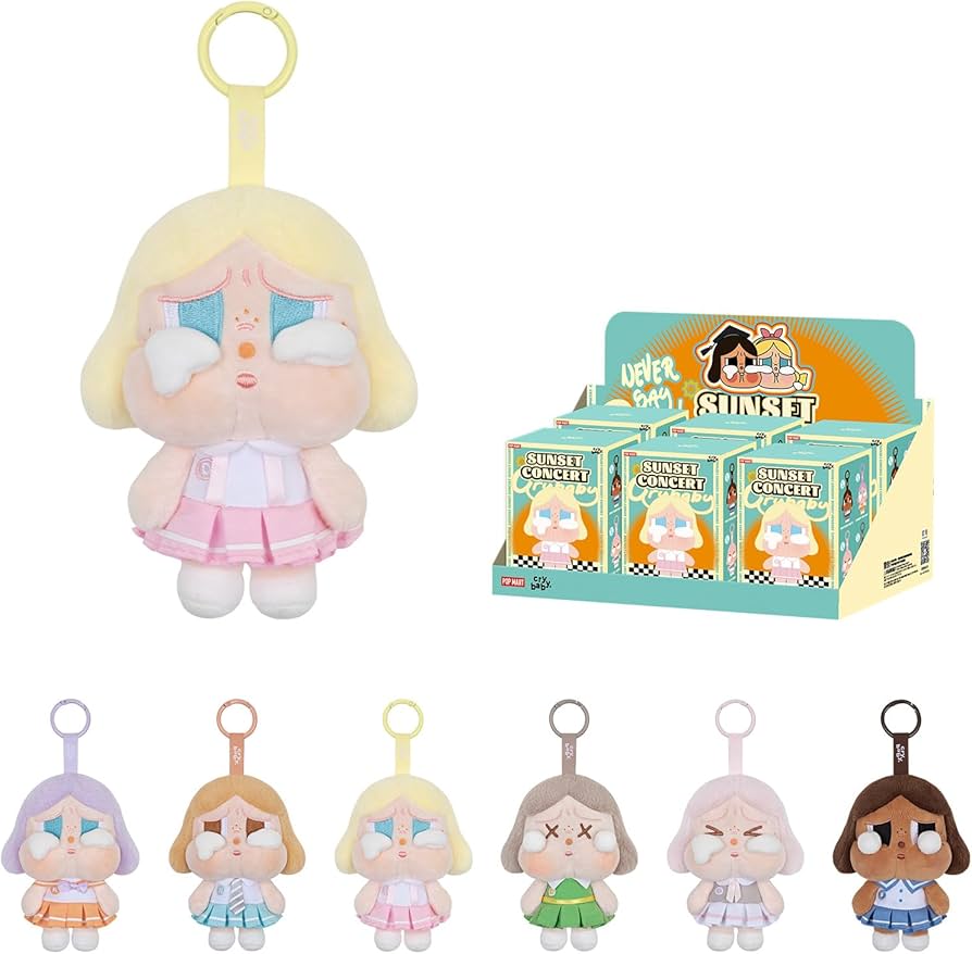 Amazon.com: POP MART Crybaby Sunset Concert Series-Plush Pendant